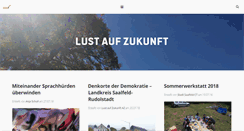 Desktop Screenshot of lustaufzukunft.org