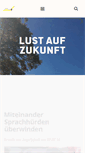 Mobile Screenshot of lustaufzukunft.org