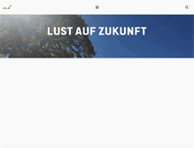 Tablet Screenshot of lustaufzukunft.org